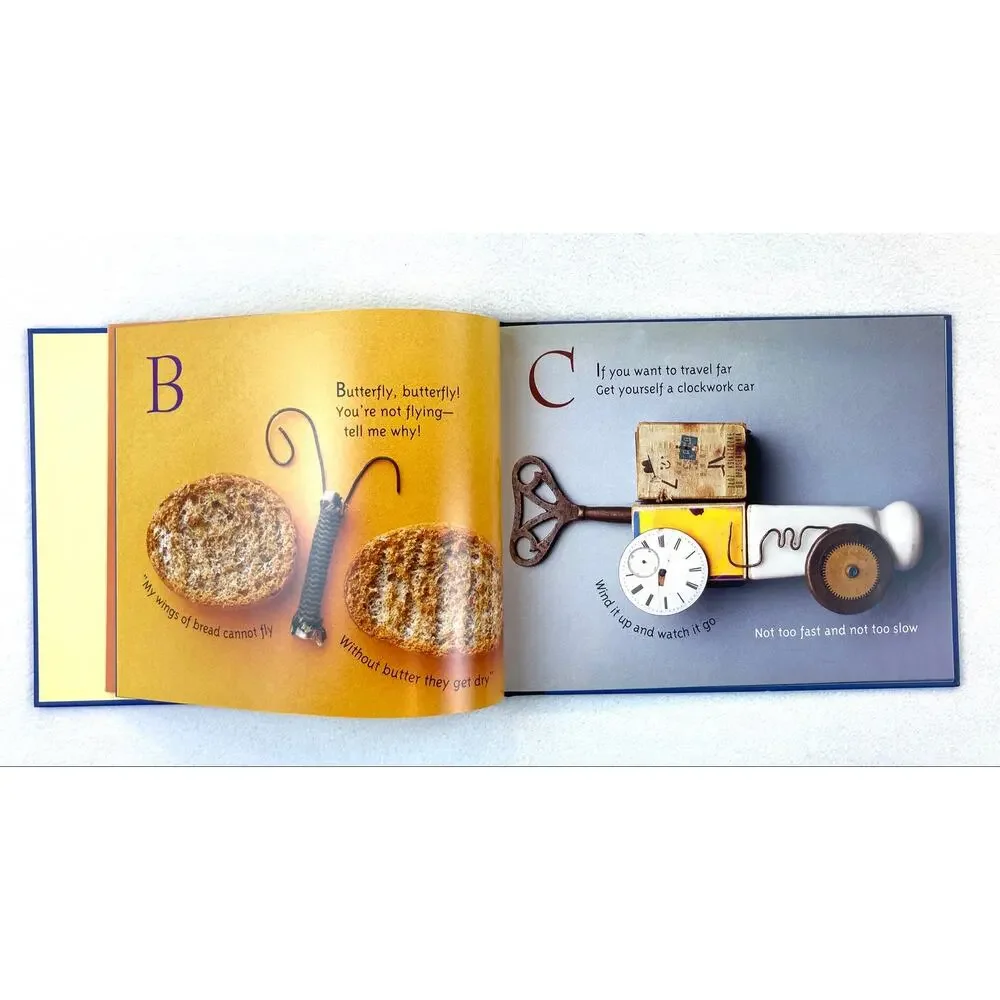 Found Alphabet Children's Book Hardcover Vintage 2006 ISBN:0618442324